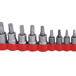 Juego de dados con punta torx cuadro de 1/4", 3/8" y 1/2", 12 piezas Urrea