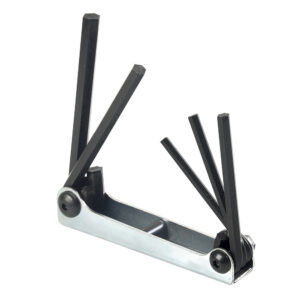 Juego de llaves hexagonales tipo navaja en pulgadas 3/16" A 3/8" estuche metálico, 5 pz Urrea