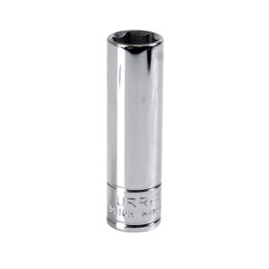 Dado largo cuadro de 3/8", 6 puntas, en pulgadas, 1/2" Urrea