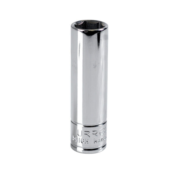 Dado largo cuadro de 3/8", 6 puntas, en pulgadas, 1/2" Urrea