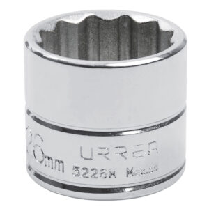 Dado cuadro de 3/8", 12 puntas, métrico, 26 mm Urrea