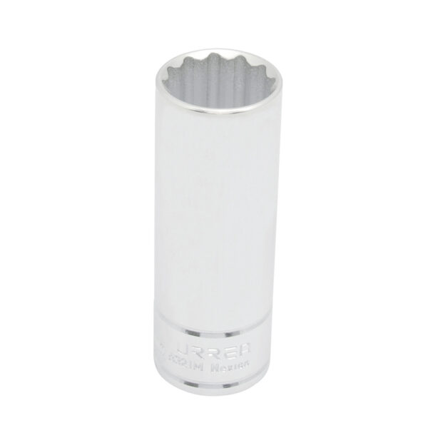 Dado largo cuadro de 1/2", 12 puntas, métrico, 21 mm Urrea