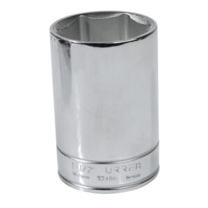 Dado largo cuadro de 1/2", 6 puntas, en pulgadas, 1-1/2" Urrea