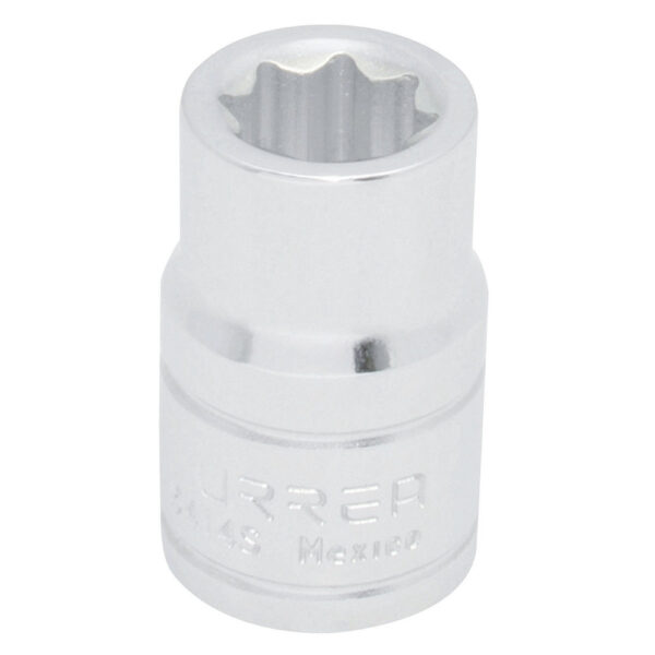 Dado cuadro de 1/2", 8 puntas, en pulgadas, 7/16" Urrea