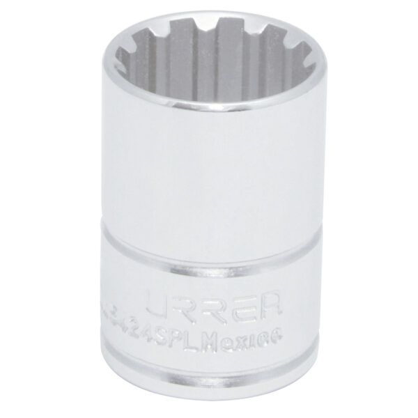 Dado spline cuadro de 1/2", # 18 Urrea