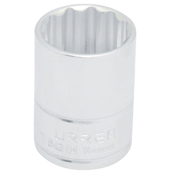 Dado cuadro de 1/2", 12 puntas, métrico, 23 mm Urrea