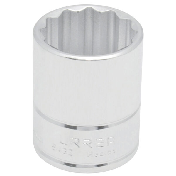Dado cuadro de 1/2", 12 puntas, en pulgadas, 1-3/16" Urrea