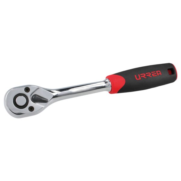 Matraca reversible con mango bimaterial, quick release, para dado cuadro de 1/2" Urrea