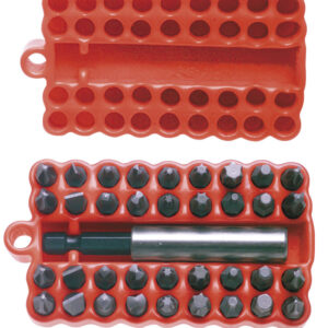 Juego combinado de puntas hexágono de 1/4" con adaptador magnético, 37 pz en blíster Urrea