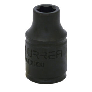 Dado de impacto cuadro de 1/4", 6 puntas, métrico, 6 mm Urrea