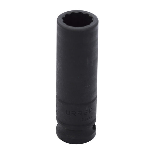 Dado de impacto largo cuadro de 1/2", 12 puntas, en pulgadas, 11/16" Urrea