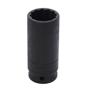 Dado de impacto largo cuadro de 1/2", 12 puntas, en pulgadas, 1-3/16" Urrea