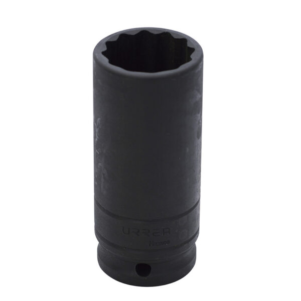 Dado de impacto largo cuadro de 1/2", 12 puntas, en pulgadas, 1-3/16" Urrea