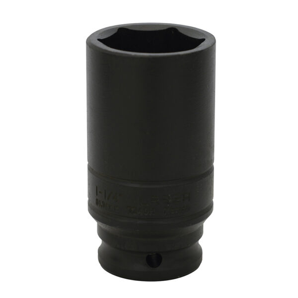 Dado de impacto largo cuadro de 1/2", 6 puntas, en pulgadas, 1-1/4" Urrea