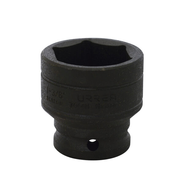 Dado de impacto cuadro de 1/2", 6 puntas, en pulgadas, 1-3/8" Urrea