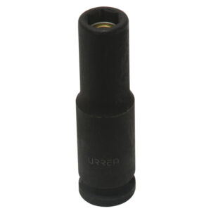 Dado de impacto largo con imán cuadro de 3/8", 6 puntas, en pulgadas, 3/8" Urrea