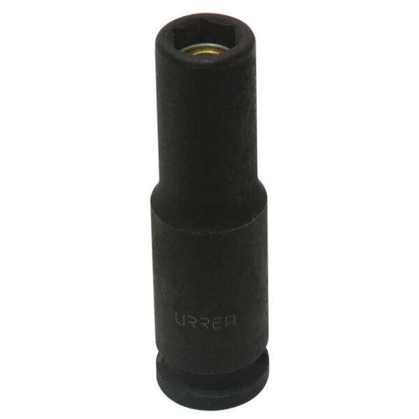 Dado de impacto largo con imán cuadro de 3/8", 6 puntas, en pulgadas, 3/8" Urrea