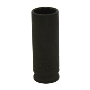 Dado de impacto largo cuadro de 3/8", 12 puntas, en pulgadas, 11/16" Urrea