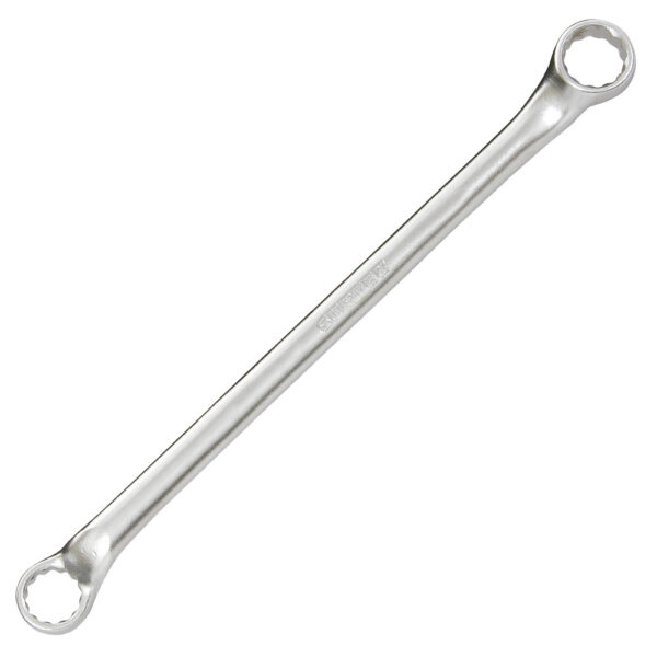 Llave de estrías pulido espejo de 45° en pulgadas, 12 puntas, 3/8" x 7/16" Surtek