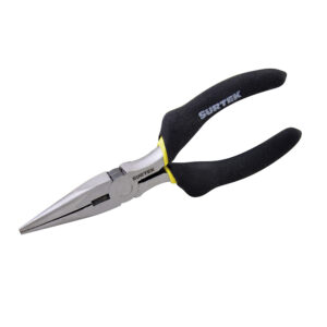 Pinza para electricista con mango rubber grip de 7" punta larga Surtek