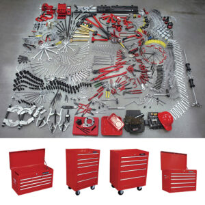 Juego maestro industrial combinado 937 piezas, con gabinetes EX27M5, EX27M6, EX27S6 Urrea