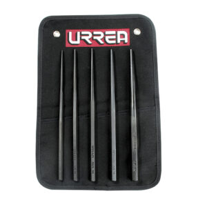 Juego de punzones guía botador largos, 5 piezas Urrea