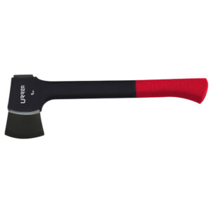 Hacha taladora de cabeza forjada en acero con mango de fibra de vidrio anti-impacto 14" Urrea