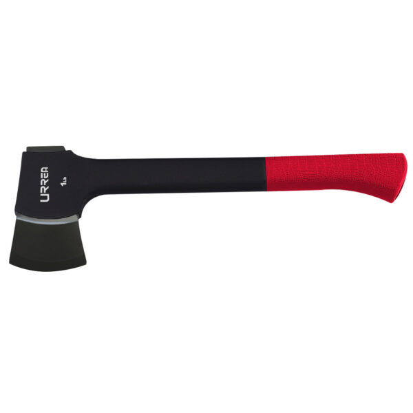 Hacha taladora de cabeza forjada en acero con mango de fibra de vidrio anti-impacto 14" Urrea