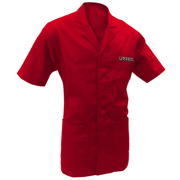 Bata color rojo talla M Urrea