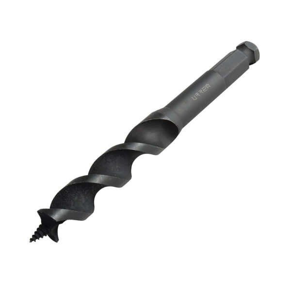 Broca para madera de acero al carbono tipo gusano 1-1/2" zanco de 1/2" Urrea
