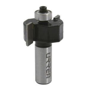 Broca para router de acero rebajadora con balero 1-1/4" zanco de 1/4" Urrea