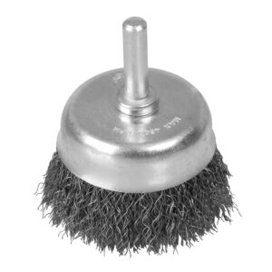 Carda circular alambre delgado 3" x 0.30 mm con zanco 1/4" Foy