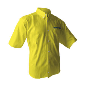 Camisa manga corta para caballero, color amarillo talla CH Surtek