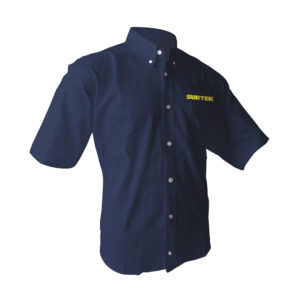 Camisa de manga corta para caballero, color azul talla CH Surtek