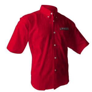 Camisa de manga corta para caballero color rojo talla CH Urrea