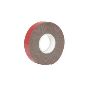 Cinta gris doble cara 25 mm x 2 m en blíster Surtek