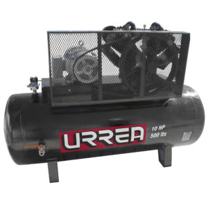 Compresor de aire eléctrico de banda 500L, 10HP, 220V - 440V Urrea