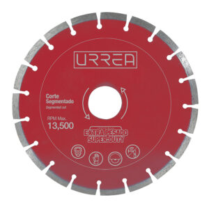 Disco de diamante segmentado, 7" Urrea