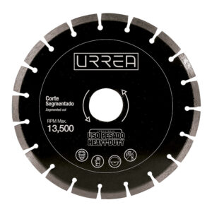 Disco de diamante segmentado, 9" Urrea