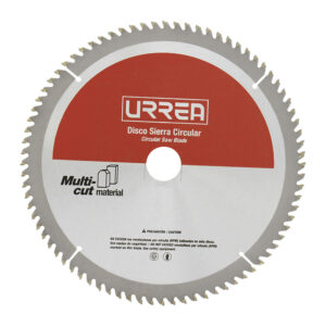 Disco para sierra circular para corte multi-material 100 dientes, 12" Urrea