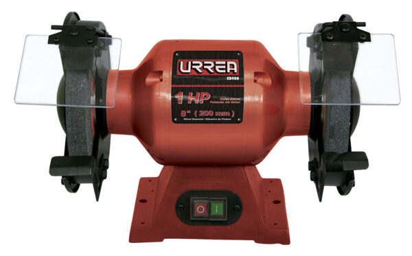 Esmeril de banco 8" 1 HP 750 W 127 V, 3450 RPM Urrea