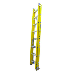 Escalera de extensión tipo II de fibra de vidrio con 24 peldaños Surtek