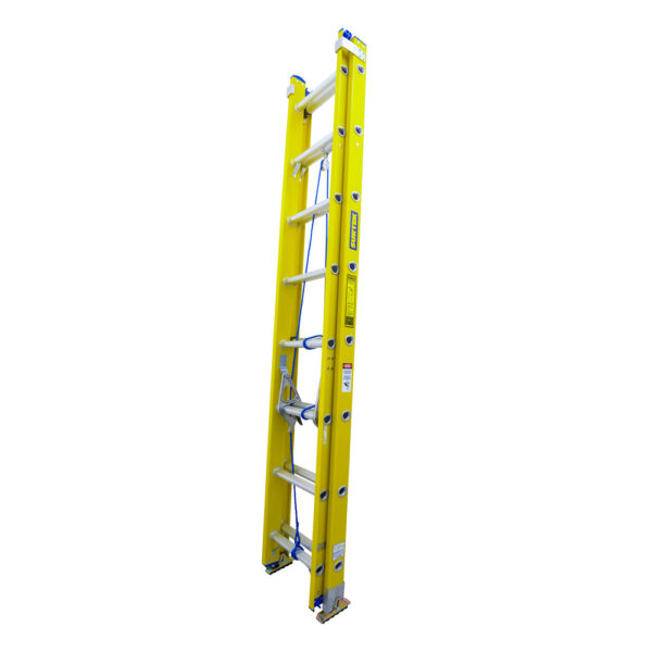 Escalera de extensión tipo II de fibra de vidrio con 24 peldaños Surtek