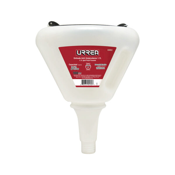 Embudo anti-salpicaduras de polipropileno 1.7 Lt Urrea