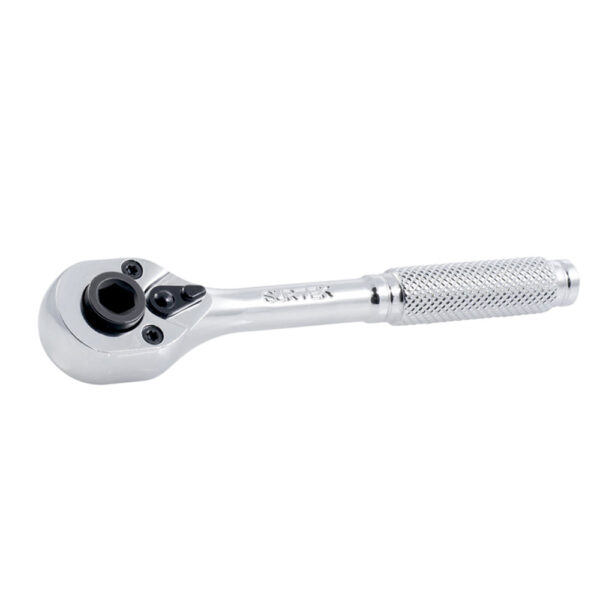Matraca cabeza tipo pera, punta hexagonal, para dado cuadro de 1/4" Surtek