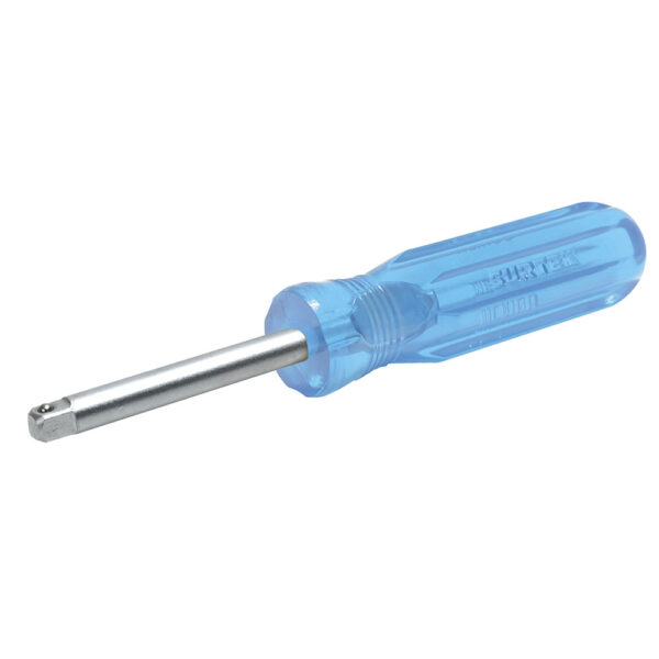 Destornillador con mango ámbar para dado cuadro de 1/4", 3" Surtek