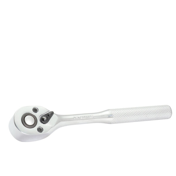 Matraca reversible cromada, quick release, para dado cuadro de 3/8" Surtek