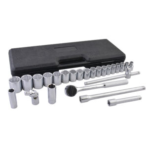 Juego de dados y accesorios cuadro de 1/2" en pulgadas, 25 piezas Surtek