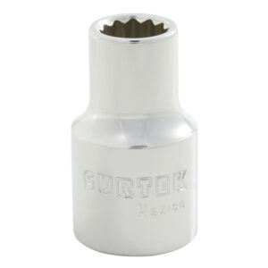 Dado cuadro de 1/2", 12 puntas, métrico, 9 mm Surtek