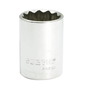 Dado en pulgadas cuadro de 1/2", 12 puntas, 13/16" Surtek